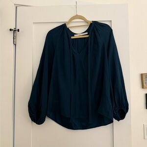 Elegant Teal Blouse